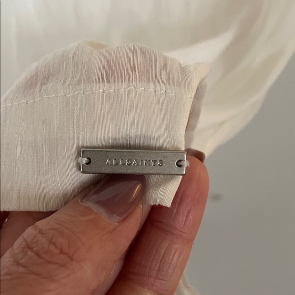 AllSaints US 6‎ White Blouse - Picture 2 of 8